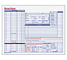 Adams Garage Repair Order Forms, 3-Part, 8 1/2" x 11 1/2", 250 Sets Per Book