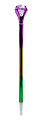 Office Depot® Brand Ballpoint Pen With Topper, Medium Point, 1.0 mm, Multicolor Barrel, Black Ink, Pink Diamond 1 thumbnail image