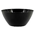 Amscan 5-Quart Plastic Bowls, 11" x 6", Jet Black, Set Of 5 Bowls
