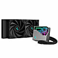 DeepCool High Performance 2-Tower Liquid CPU Cooler With 240mm Radiator, 1-1/16”H x 4-3/4”W x 11-1/8”D, Black, LT520 1 thumbnail image