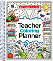 Scholastic Teacher Coloring Planner, 9" x 11"