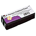 Charles Leonard Premium Chalkboard Eraser, 6" x 2", Black, Pack Of 12 1 thumbnail image