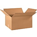 Partners Brand Corrugated Boxes, 9 1/2"H x 15 5/8"W x 21 3/8"D, 15% Recycled, Kraft, Bundle Of 20