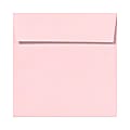 LUX Square Envelopes, 5 1/2" x 5 1/2", Peel & Press Closure, Candy Pink, Pack Of 250 1 thumbnail image