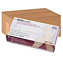 MediGuard Powder-Free Vinyl Synthetic Exam Gloves, Medium, Cream, 100 Gloves Per Box, Case Of 10 Boxes
