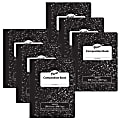 Pacon Composition Books, Unruled 9-3/4" x 7-1/2", Black Marble, 100 Sheets, Pack Of 6 Books 1 thumbnail image