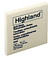 Highland Notes, 3 in x 3 in, 12 Pads, 100 Sheets/Pad, Yellow
