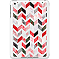 OTM iPad Air White Glossy Case Ziggy Collection, Red - For Apple iPad Air Tablet - Ziggy - White, Red - Glossy