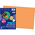 SunWorks® Groundwood Construction Paper, 12" x 18", Yellow-Orange, Pack Of 50