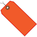 Office Depot® Brand Prewired Plastic Shipping Tags, 6 1/4" x 3 1/8", Orange, Case Of 100 1 thumbnail image