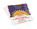 Pacon® SunWorks® Construction Paper, 9" x 12", Bright White, 50 sheets