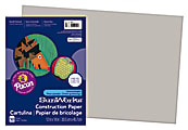Prang® Construction Paper, 12" x 18", Gray, Pack Of 50