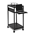 Bretford ECILS2-BK Compact Cart - Steel - Black 1 thumbnail image