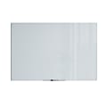 U Brands® Floating Non-Magnetic Glass Dry-Erase Board, 72" X 48", White Frosted Surface, Frameless, Actual Size 70" X 47" (2780U00-01) 1 thumbnail image