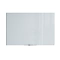 U Brands® Frameless Floating Non-Magnetic Dry-Erase Board, 48" x 72", Frosted White (Actual Size 47" x 70")