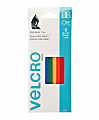 VELCRO® Brand GET-A-GRIP® Straps, 1/2" x 8", Assorted Colors, Pack Of 7 1 thumbnail image