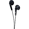 JVC Earphone - Stereo - Mini-phone (3.5mm) - Wired - Earbud - Binaural - In-ear - 3.94 ft Cable - Black - 1 1 thumbnail image