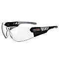 Ergodyne Skullerz SAGA Frameless Safety Glasses, One Size, Matte Black Frame, Clear Lens