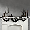 Amscan Classic Halloween Bat Mantle Scarf, 25-1/2" x 70", Black 1 thumbnail image