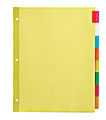 Office Depot® Brand Insertable Dividers With Tabs, 8 1/2" x 11", Multicolor, 8-Tab, Pack Of 4 Sets