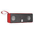 Altec Lansing Dual Motion Bluetooth® Speaker, 2 3/8" x 6 5/8" x 1 3/4", Red 1 thumbnail image