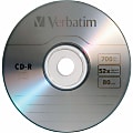 Verbatim CD-R 700MB 52X with Branded Surface - 30pk Spindle - 700MB - 30 Pack 1 thumbnail image