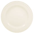 Amscan Beaded Melamine Dinner Plates, 11", White, Set Of 2 Plates