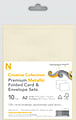 Neenah® Creative Collection™ Metallic Card And Envelope Set, A2, Champagne Pearl™, FSC® Certified, Set Of 10