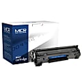 MICR Print Solutions Black High Yield MICR Toner Cartridge Replacement For HP 36X, CB436A, MCR36AM