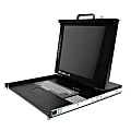 StarTech.com 1U 17 Rackmount LCD Console with 8 Port Multi-Platform KVM