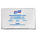 Genuine Joe Quad-fold Square Beverage Napkins - 2 Ply - 9.50"x9.50" - White - Absorbent, Embossed, Quad-fold -  - 11252 1 thumbnail image