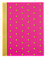 Divoga® Composition Notebook, Jewel Dots, 9 3/4" x 7", 1 Subject, College Ruled, 160 Pages (80 Sheets), Pink