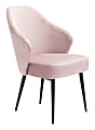 Zuo Modern Savon Dining Chairs, Light Pink, Set Of 2 Chairs