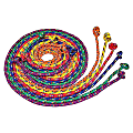 Champion Sports CR Series 8' Jump Ropes - 96" Length - Braided - Assorted, Yellow, Orange, Red, Purple, Green - Nylon 1 thumbnail image