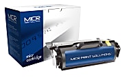 MICR Print Solutions Remanufactured Black MICR Toner Cartridge Replacement For Lexmark™ T650H21A, MCR650M