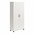 Ameriwood Home Systembuild Evolution Loxley 36"W 2-Door Shiplap Cabinet, White