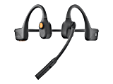 AfterShokz OpenComm - Headset - open ear - behind-the-neck mount - Bluetooth - wireless - NFC - slate gray