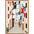 Amanti Art Laundry Day II by Grace Popp Framed Canvas Wall Art Print, 16" x 23", Maple
