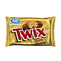 Twix Caramel Fun-Size Candy, 10.83 Oz Bag, Pack Of 4 Bags