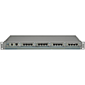 Omnitron Systems iConverter T1/E1 MUX/M - Twisted Pair, Optical Fiber - Gigabit Ethernet - 1 Gbit/s - 1 x RJ-45