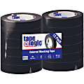 Tape Logic® Color Masking Tape, 3" Core, 1" x 180', Black, Case Of 12 1 thumbnail image