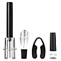Brentwood Air Pump Wine Bottle Opener, 7-3/4”H, Black 1 thumbnail image