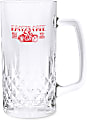 Quilted Pattern Tankard, 20 Oz, Clear