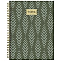 2024 TF Publishing Medium Weekly/Monthly Planner, 6-1/2" x 8", Printed Garden, January to December