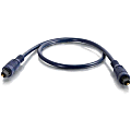 C2G 0.5m Velocity TOSLINK Optical Digital Cable - Toslink Male Audio - Toslink Male Audio - 1.64ft - Blue
