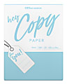 Office Depot® Brand School Colored Copy Paper, Letter Size (8 1/2" x 11"), 20 Lb, Blue, Pack Of 300 Sheets