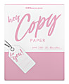 Office Depot® School Color Copy Paper, Pink, Letter (8.5" x 11"), 300 Sheets Per Pack, 20 Lb 1 thumbnail image