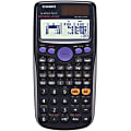 Casio FX-300ESPLUS Scientific Calculator - Hard Shell Cover, Textbook Display, Battery Backup, Dual Power, Auto Power Off - Battery/Solar Powered - 3.2" x 0.4" x 6.4"