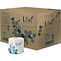 Livi VPG Select Bath Tissue - 2 Ply - 4.48" x 3.98" - 420 Sheets/Roll - Bright White - Virgin Fiber - 60 / Carton 1 thumbnail image