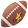 Champion Sports Junior Rubber Football - 10.50" - Junior - Rubber - 1  Each